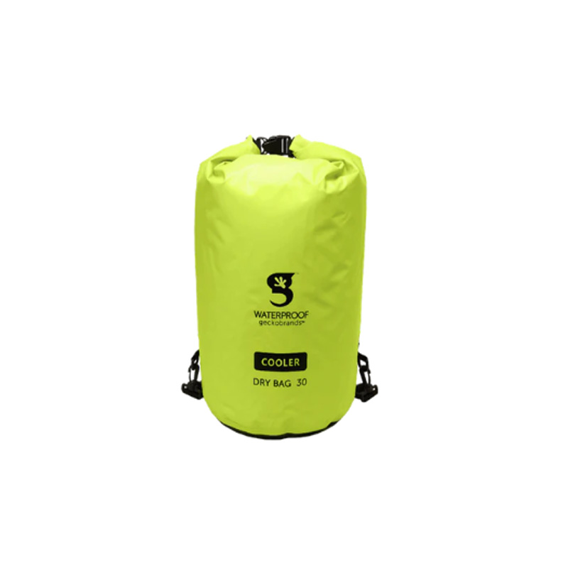 GECKOBRANDS 30L TARPAULIN DRY BAG COOLER - GREEN