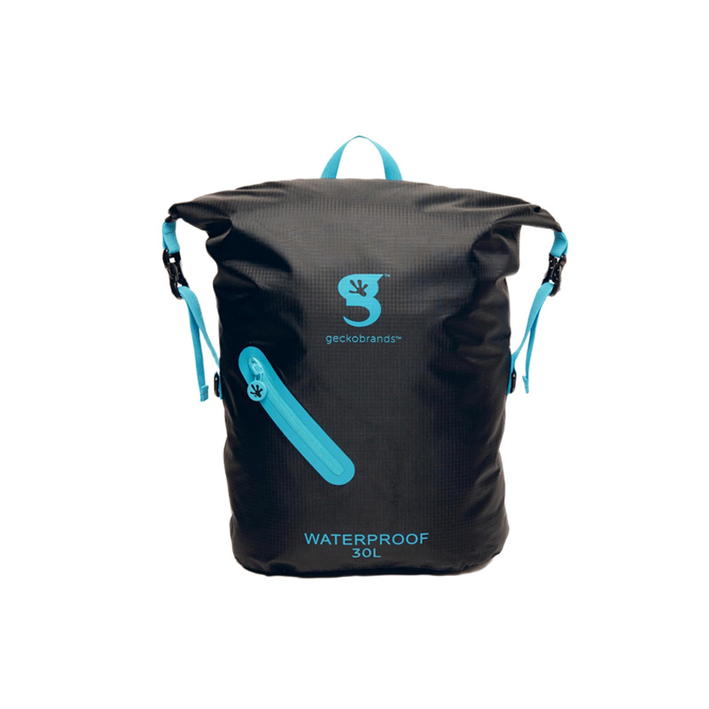 GECKOBRANDS LIGHTWEIGHT WP BACKPACK - NAVY/NEON BL