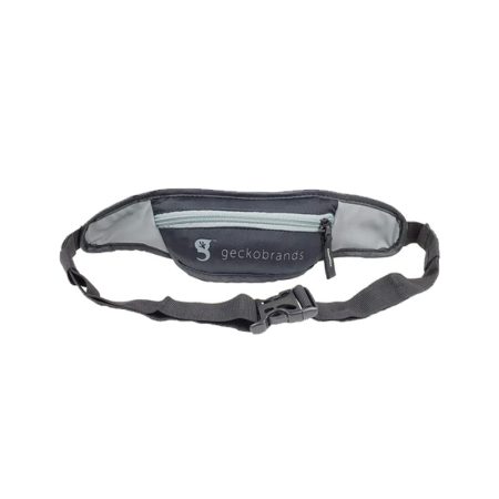 GECKOBRANDS SPRINT WAIST PACK BLACK/GREY