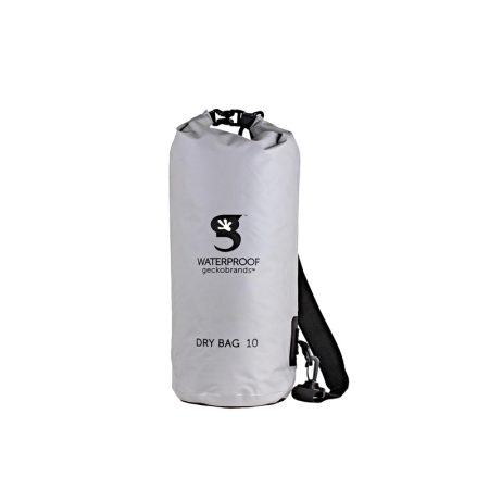 GECKOBRANDS TARPAULIN DRY BAG 10L GREY