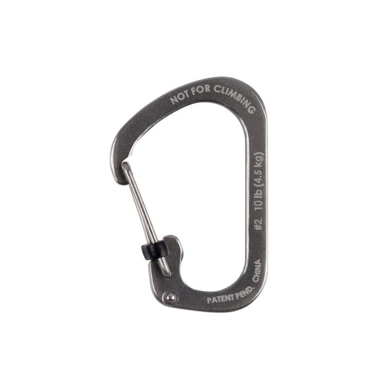 NITE IZE SLIDELOCK CARABINER STAINLESS STEEL