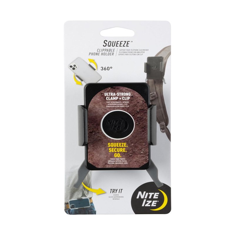 NITE IZE SQUEEZE CLIPPABLE PHONE HOLDER