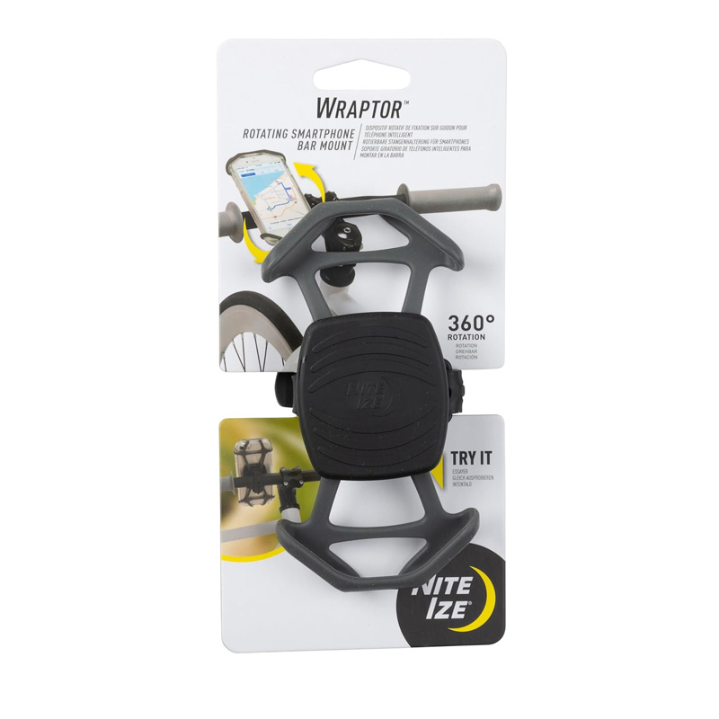 NITE IZE WRAPTOR ROTATING SMARTPHONE BAR MOUNT