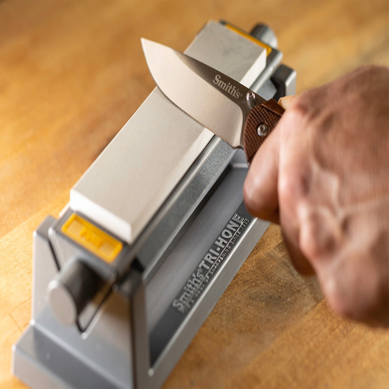 SMITH'S ADAHA 3.4" BLADE WOODEN HANDLE FOLDING KNIFE - Image 3