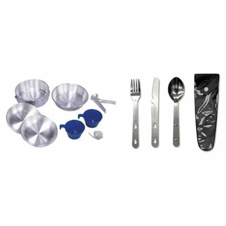 STANSPORT JUEGO DE COCINA ACERO INOXIDABLE MESS KIT