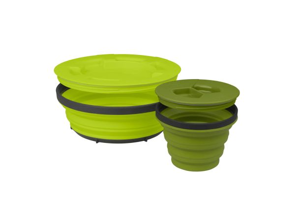 STS PLATOS COLAPSABLES X-SEAL&GO SET S (S & L) LIM