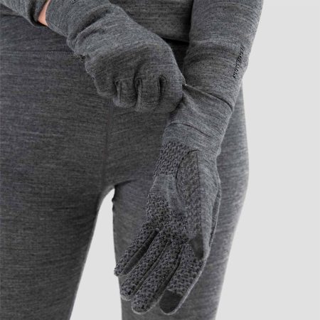 TERRAMAR ULTRA MERINO GLOVES CHARCOAL HEATHER