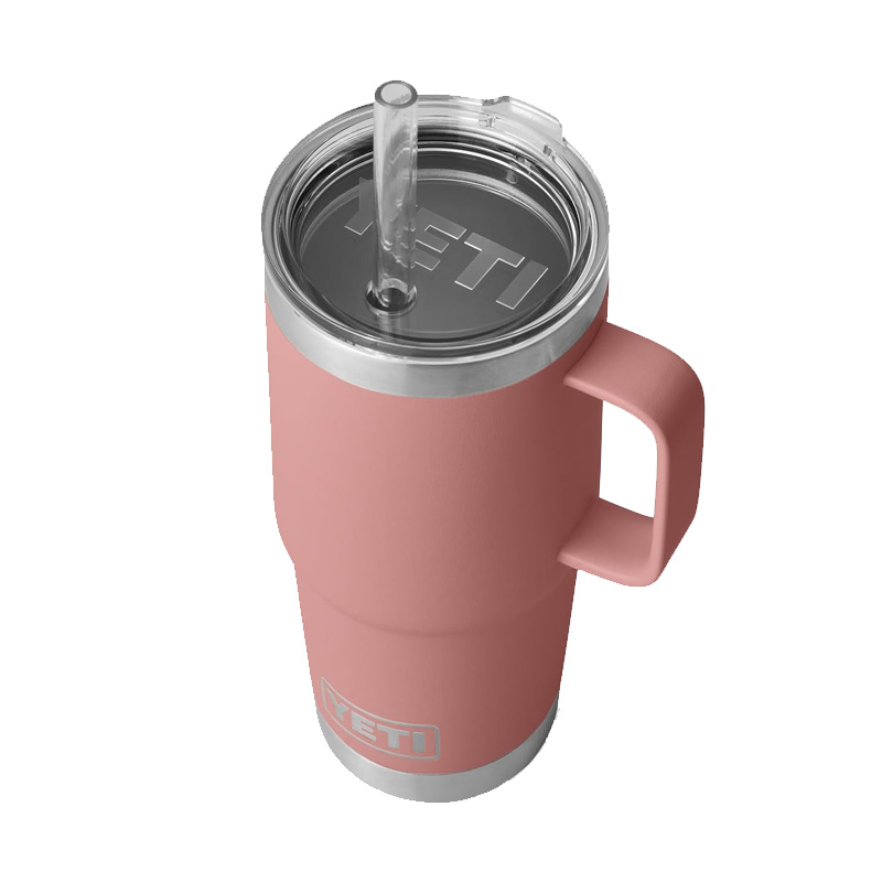 YETI RAMBLER 25OZ PAJILLA SANDSTONE PINK