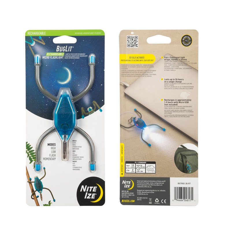 NITE IZE BUGLIT® RECHARGEABLE MICRO FLASHLIGHT
