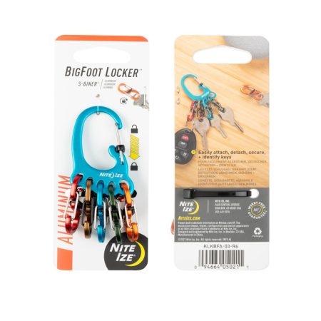 NITE IZE BIGFOOT LOCKER®KEYRACK™ ALUMINUM