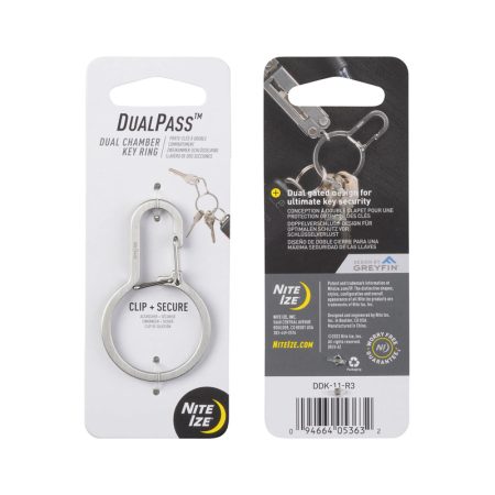 NITE IZE DUALPASS® DUAL CHAMBER KEY RING