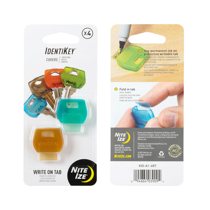 NITE IZE IDENTIKEY™ MICROLOKS 4 PACK
