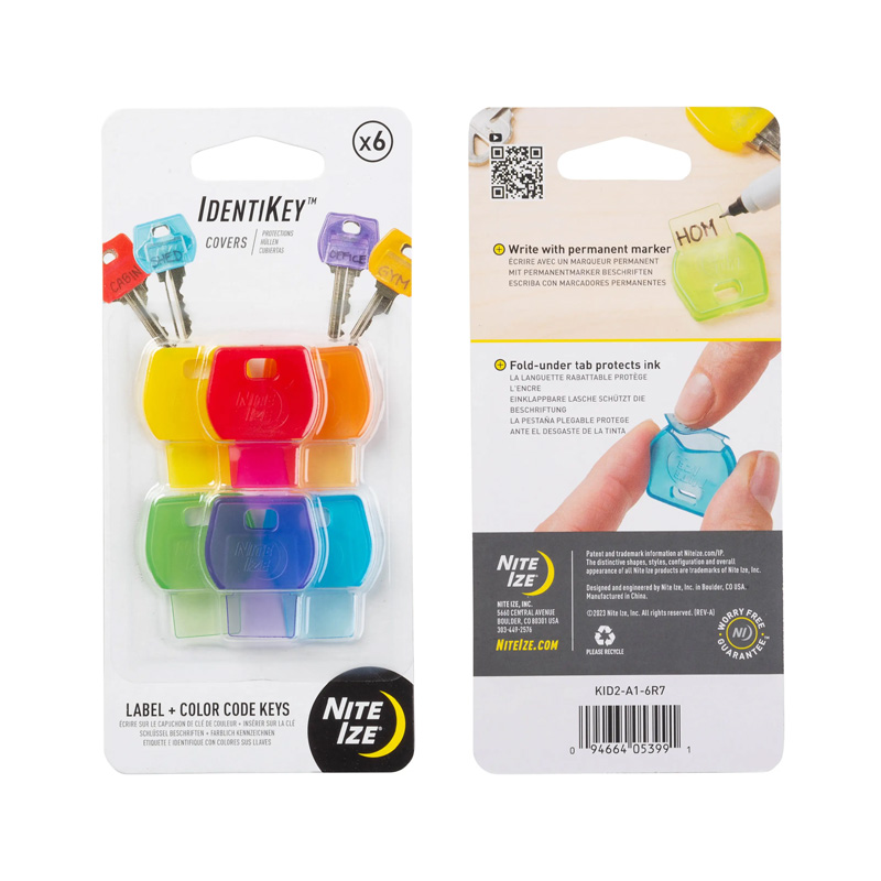 NITE IZE IDENTIKEY™ MICROLOKS 6 PACK