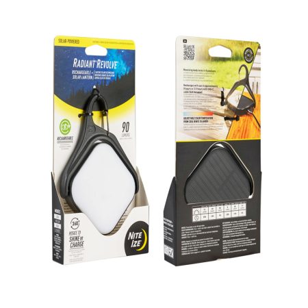 NITE IZE RADIANT® REVOLVE™ RECHARGEABLE + SOLAR LANTERN