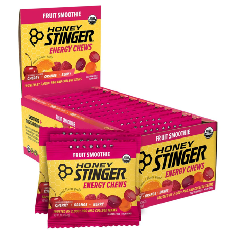 HONEY STINGER ORGANIC ENERGY CHEWS FRUIT
