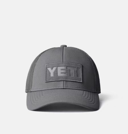 YETI CORE PATCH TRUCKER HAT GRAY