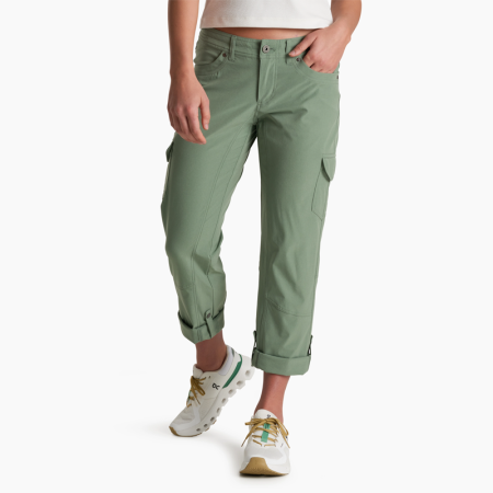KUHL FREEFLEX ROLL UP PANT -SLATE GREEN