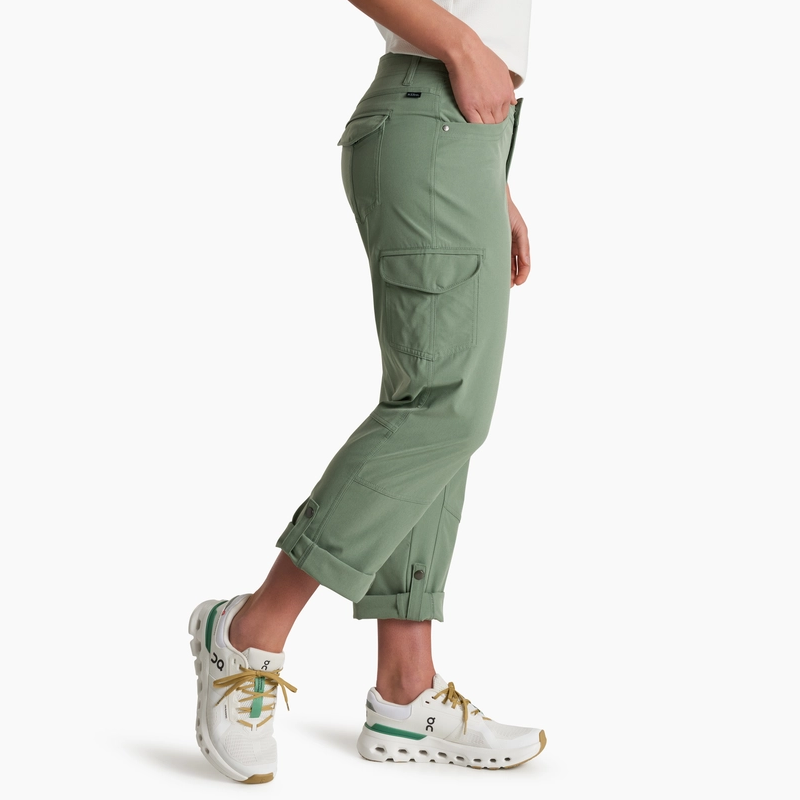 KUHL FREEFLEX ROLL UP PANT -SLATE GREEN - Image 3