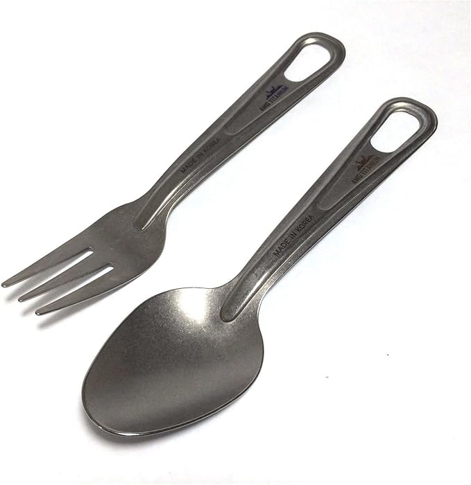 AMG TITANIUM CLUTERY SPOON / FORK