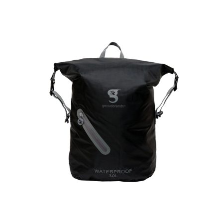 GECKOBRANDS LIGHTWEIGHT WP BACKPACK - BLACK/GREY