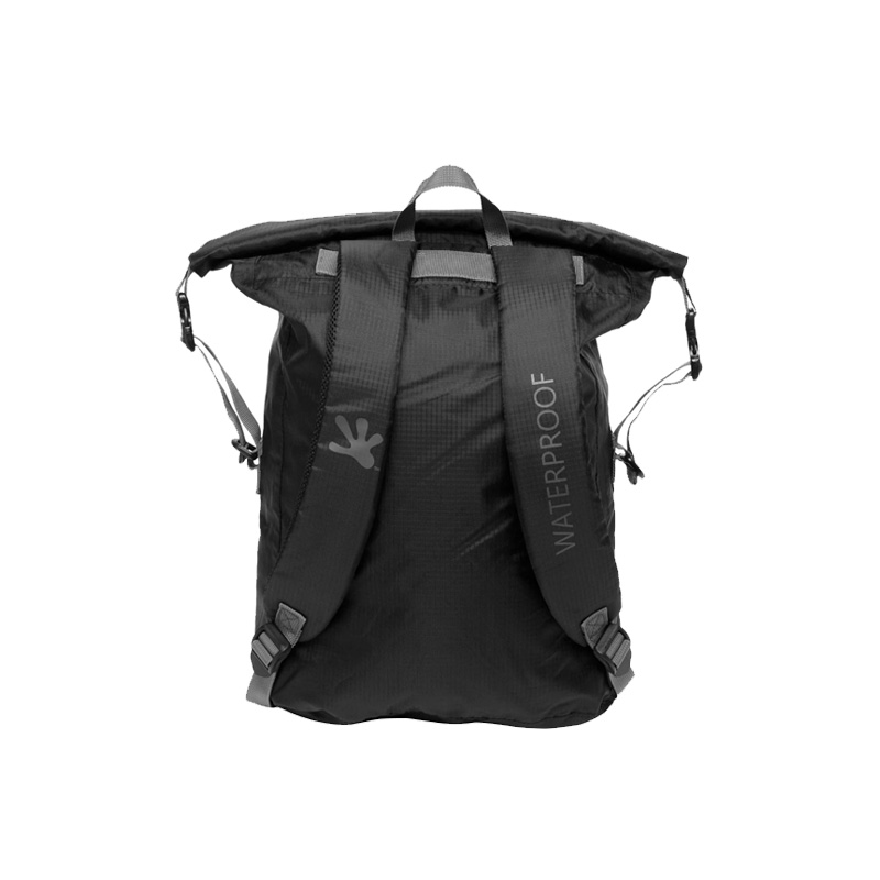 GECKOBRANDS LIGHTWEIGHT WP BACKPACK - BLACK/GREY - Image 3