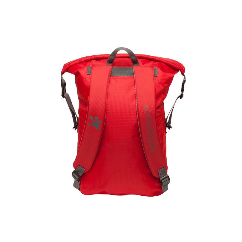 GECKOBRANDS LIGHTWEIGHT WP BACKPACK - RED / GREY - Image 3
