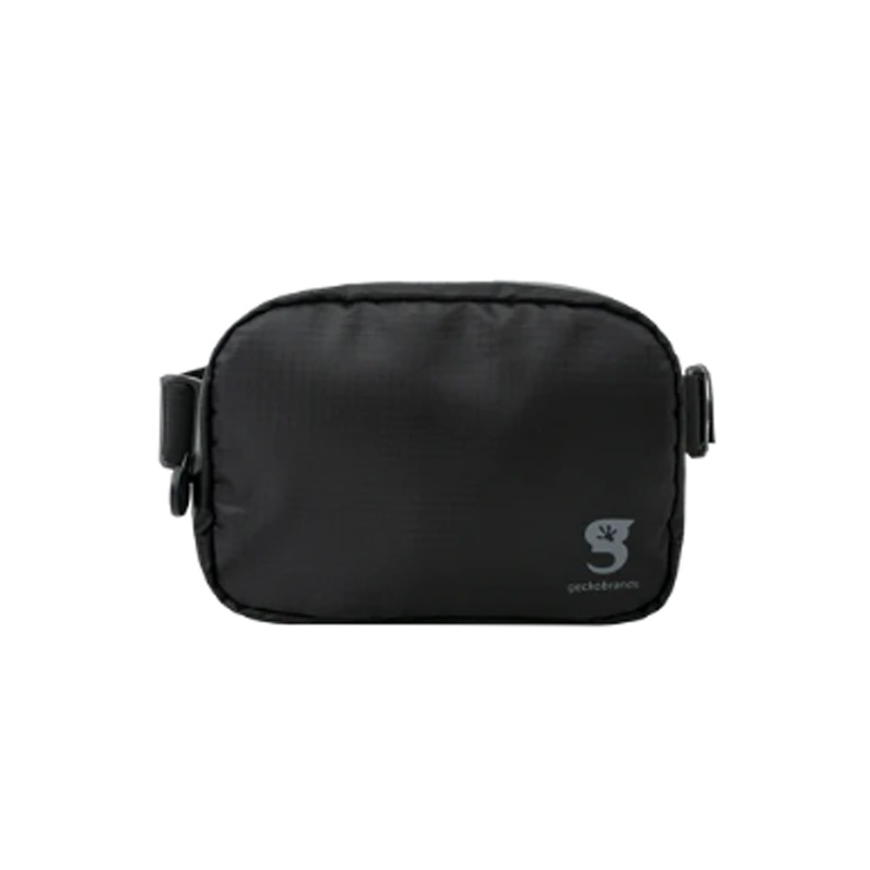 GECKOBRANDS WATERPROOF BELT BAG BLACK