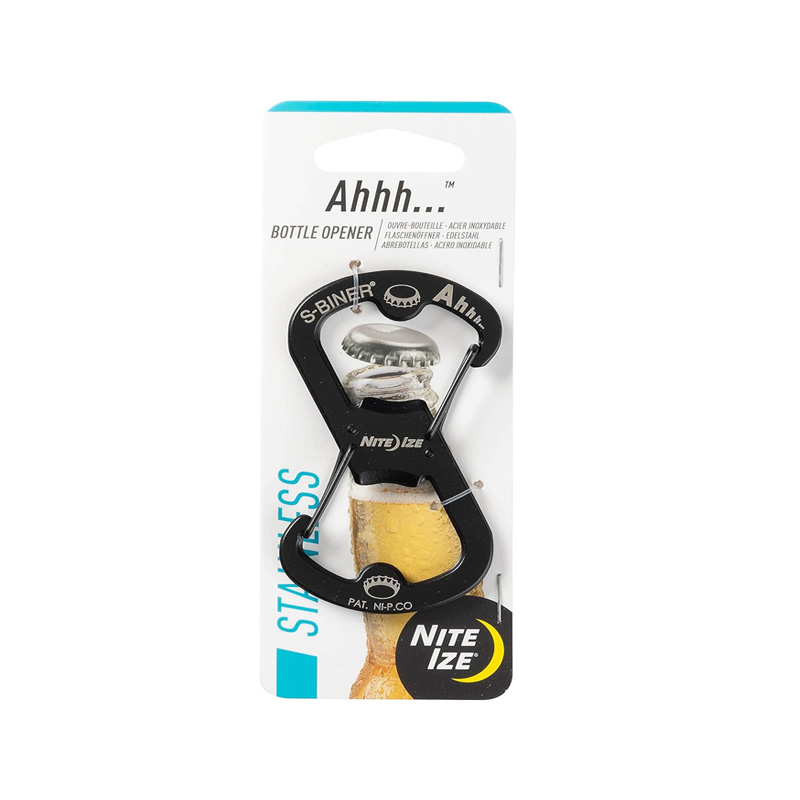 NITE IZE AHHH... STAINLESS BOTTLE OPENER - BLACK - Image 6