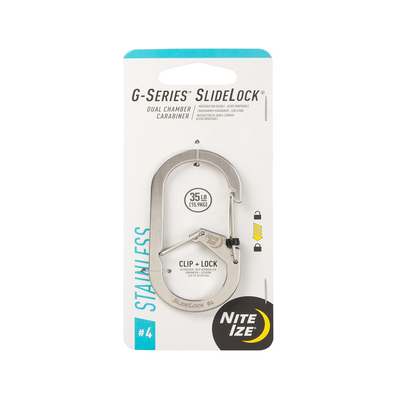 NITE IZE G-SERIES SLIDELOCK DUAL CHAMBER CARABINER - Image 4