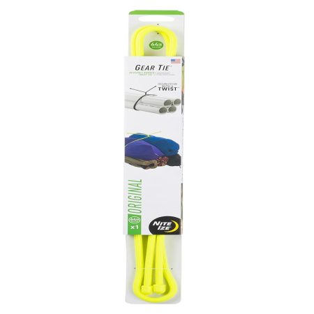 NITE IZE GEAR TIE MEGA TWIST TIE 64IN NEON YELLOW