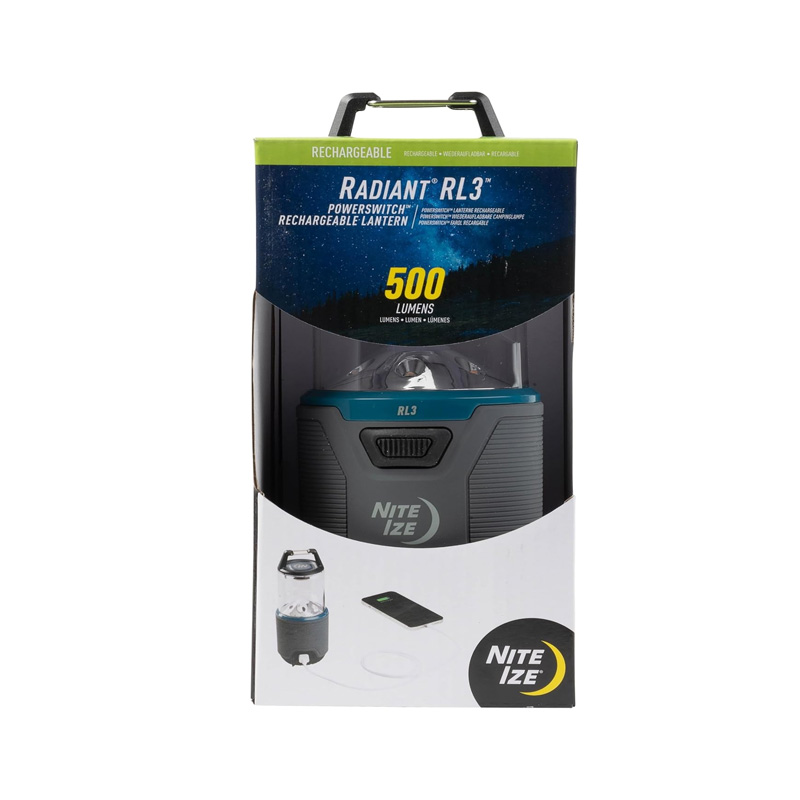NITE IZE RADIANT RL3 POWERSWITCH RECHARGEABLE LANTERN