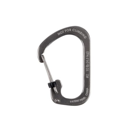 NITE IZE SLIDELOCK CARABINER STAINLESS STEEL