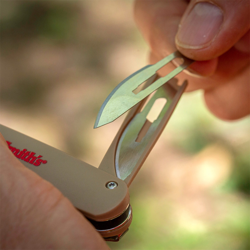 SMITH'S REPLACEABLE BLADE FOLDING RAZOR KNIFE - Image 3