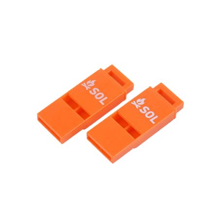 SOL SLIM RESCUE HOWLER WHISTLE 2/PACK