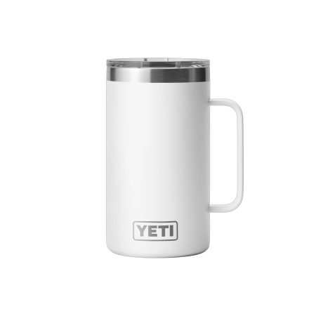 YETI RAMBLER 24 OZ MUG MS WHITE