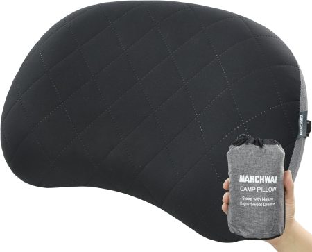 MARCHWAY ULTRALIGHT INFLATABLE CAMPING PILLOW BLACK