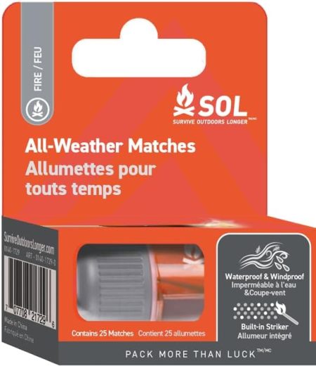 SOL ALL-WEATHER MATCHES