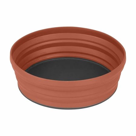 STS X-Bowl Collapsible Silicone Camping Dish Rust