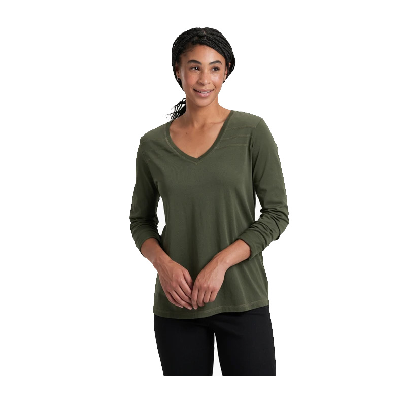 KUHL ARABELLA SCOOP LS DARK MOSS